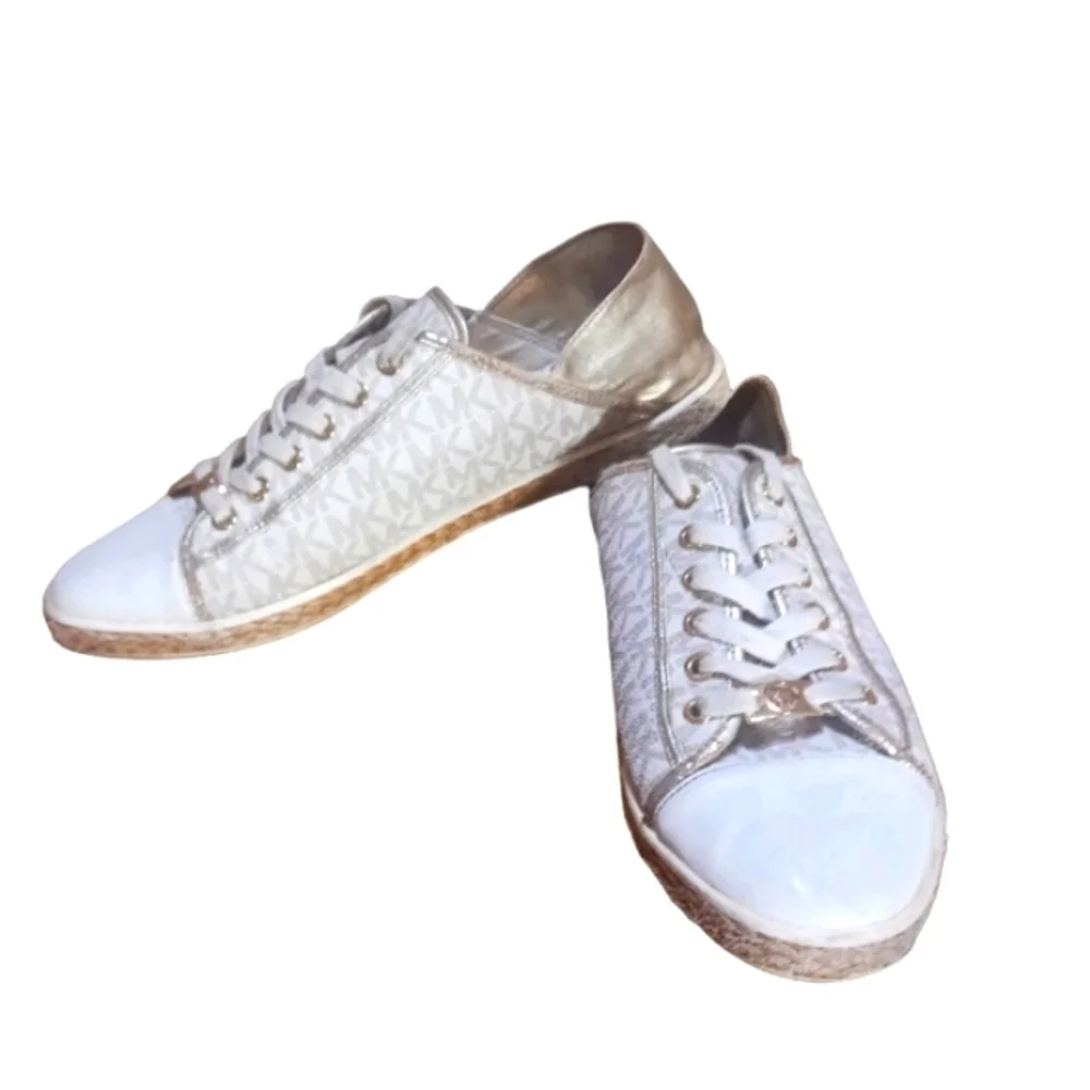 Michael Kors Kristy MK Logo Espadrille Sneaker size 9.5